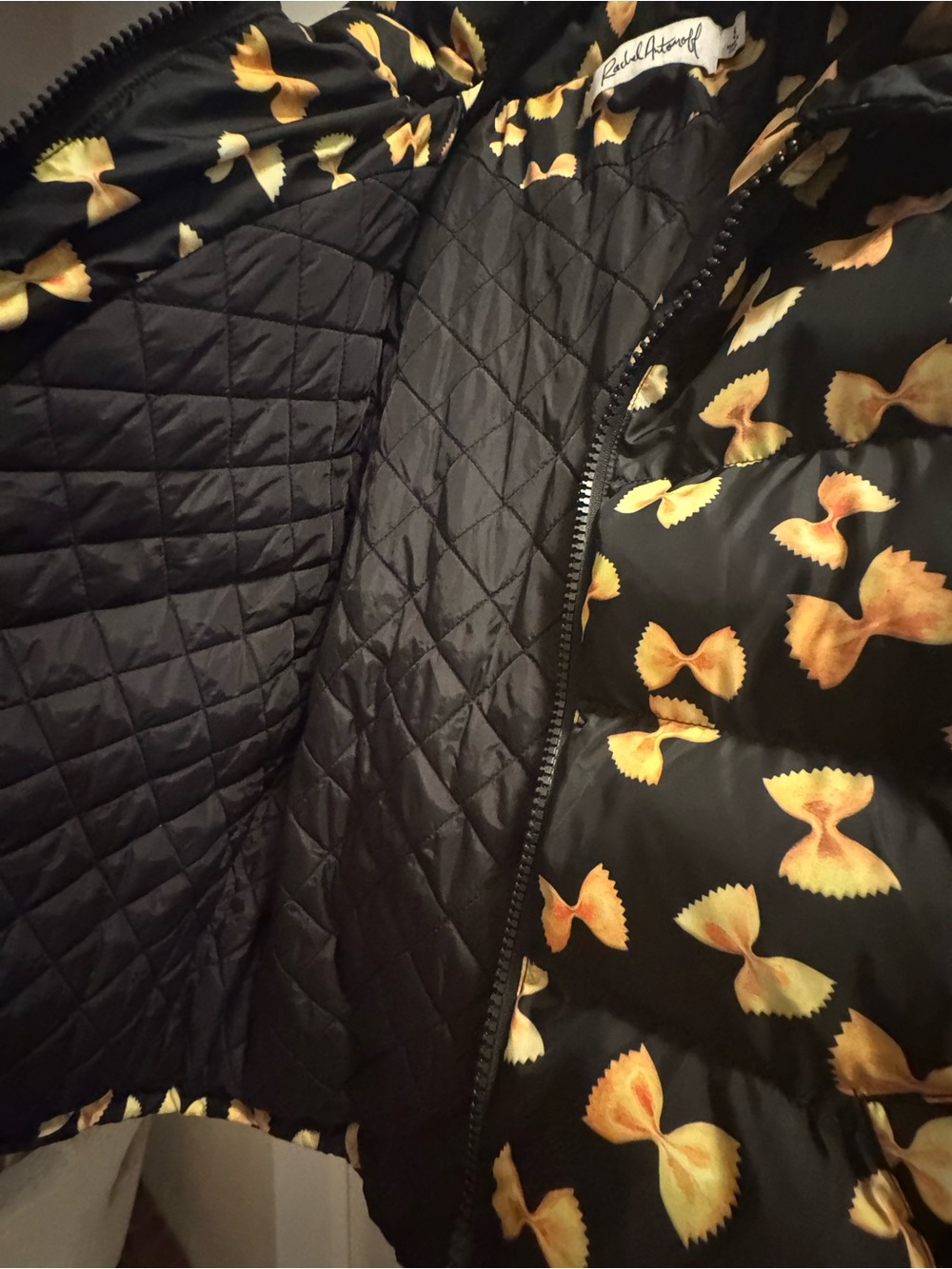 NWOT Rachel Antonoff Parker Pasta Puffer Jacket - Picture 6 of 8